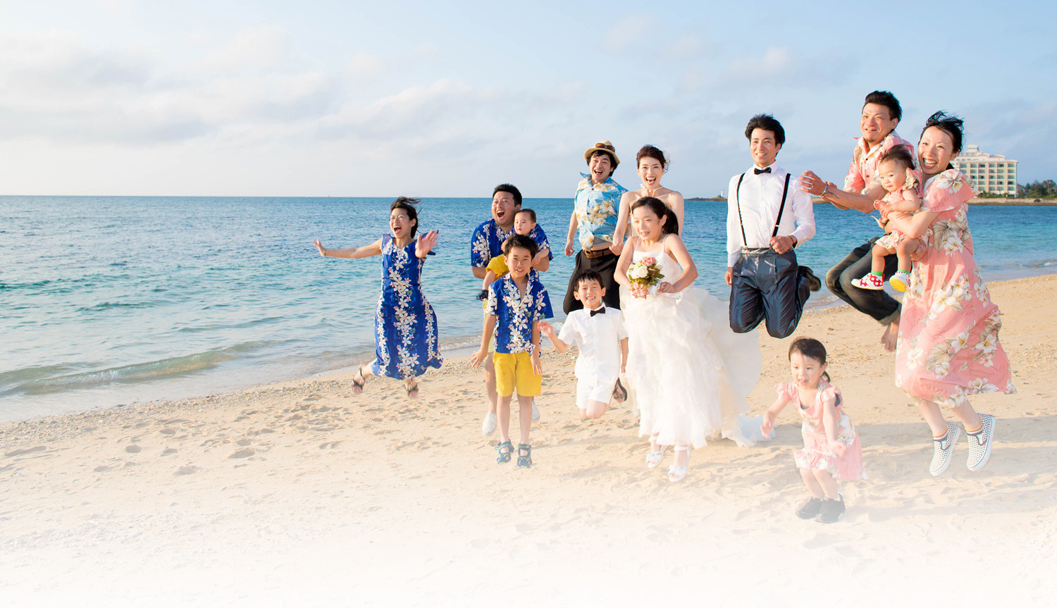 ファミリーフォトで3年ぶりの再会♪公式 沖縄フォトウェディングならphoto studio ouchi