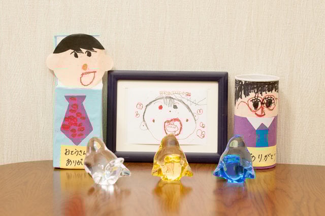 パパと子ども達からママへ手作りの誕生日プレゼント