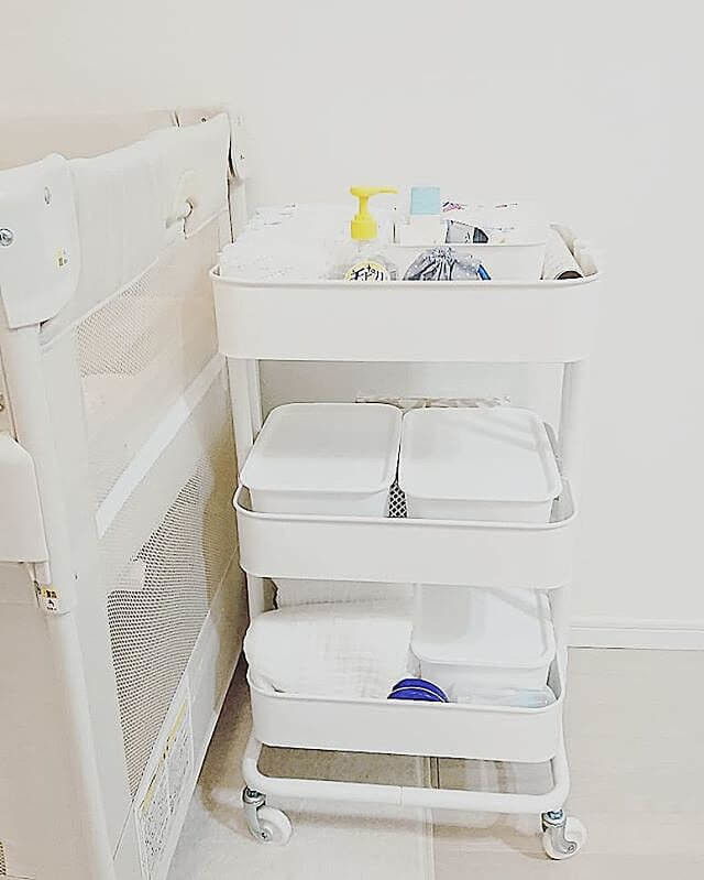 プチプラで作るベビークローゼットの収納アイデア