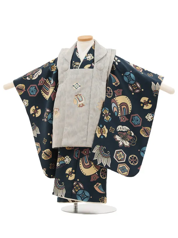 SOUBIEN レンタル 七五三 着物 ３歳 男の子 フルセット 茶色 鷹 葵 亀甲 巴 市松 鹿の子 古典柄 着物セット 被布セット 753七五三レンタル 人気 子供着物 創美苑 : きもの館 創美苑 - 通販 - Yahoo!ショッピング レンタル 七五三 着物