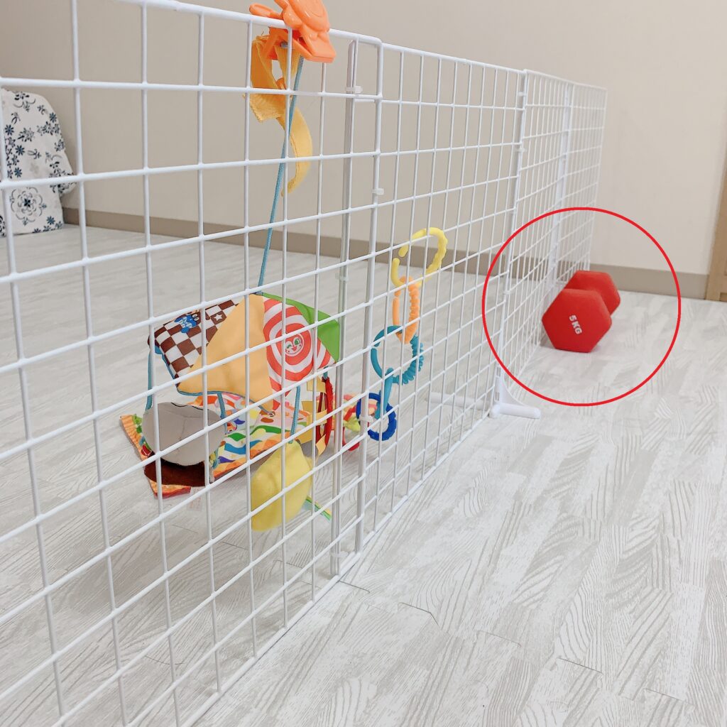 100均DIY・キッチン入口のベビーゲートいちかのブログ