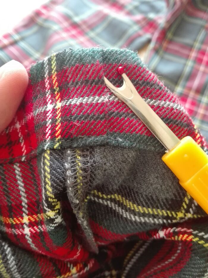 この手があったか！ズボンの裾上げ、ミシンも手縫いもテープも必要なし！5分で完成暮らしニスタ