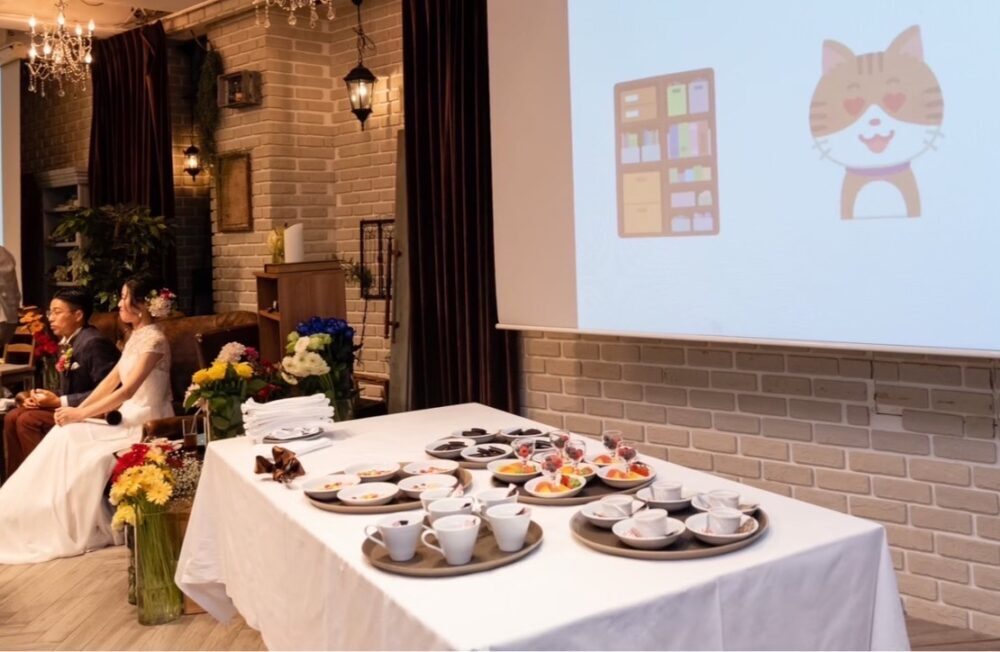 似顔絵ゲーム 結婚式TikTok