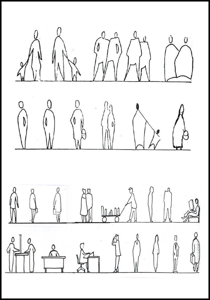 立っている人無料イラスト素材 TOSURAI