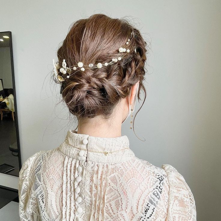 三つ編みカチューシャハーフアップ風♡C CHANNEL