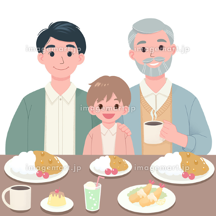 親子 家族 ファミリー 手書きのイラスト素材 - PIXTA