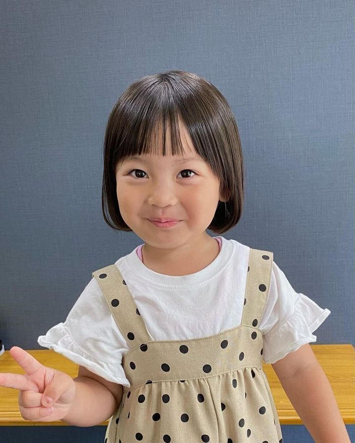 ショートボブショートボブ女の子の髪型子どもの髪型女の子ショートキッズ髪型キッズヘアスタイルショートヘアチョッキンズキッズサロン