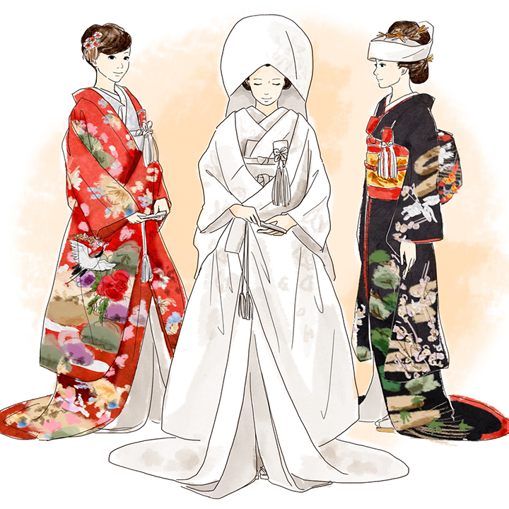 結婚式の和装 白無垢・色打ち掛けetc.種類やトレンドSNAP＆髪型ゼクシィ