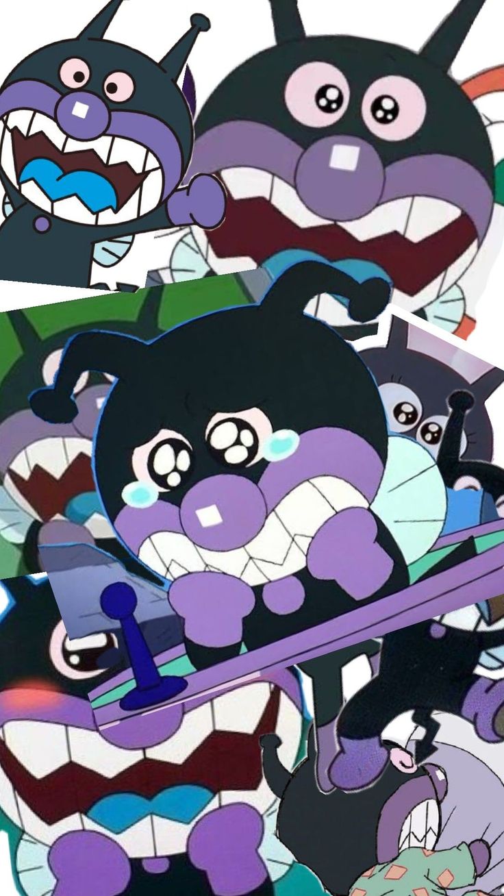 アンパンマンイラスト 描けたらうれしい！バイキンマンの描き方How to drawanpanman