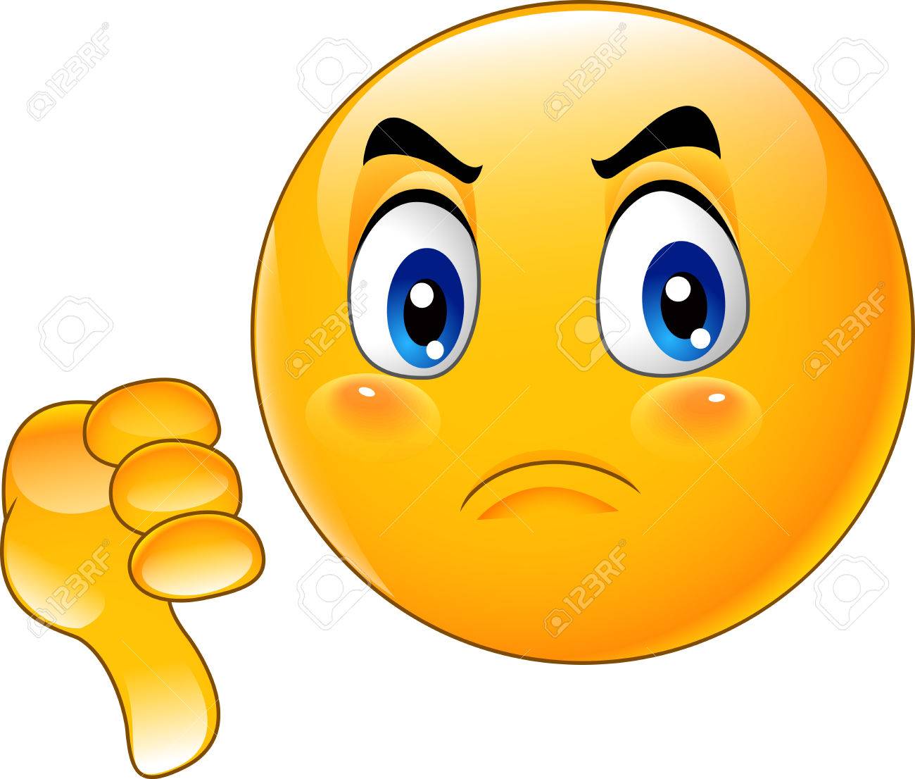 嫌な顔の絵文字イラスト素材透過、PNGフリー画像ダウンロード - Pngtree