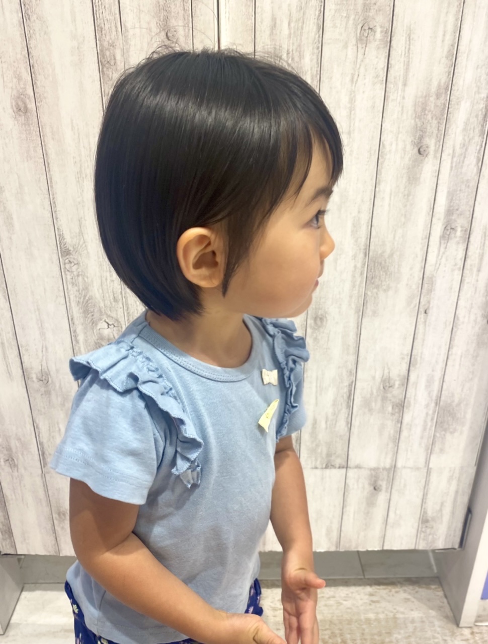 お子様オススメおしゃれベリーショート中野・東中野・新中野の美容室・ネイルサロン・アイラッシュ・メイク Lian 方南町店のキッズヘアスタイルRasysa らしさ