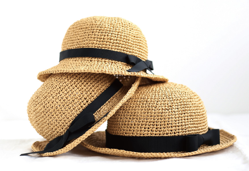 ミニ麦わら帽子 編み図TikTok