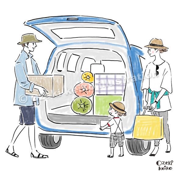 可愛いおしゃれファッションのモノクロ家族イラスト ストックイラスト・衛星写真素材Blog 株式会社アートバンク オフィシャルブログ