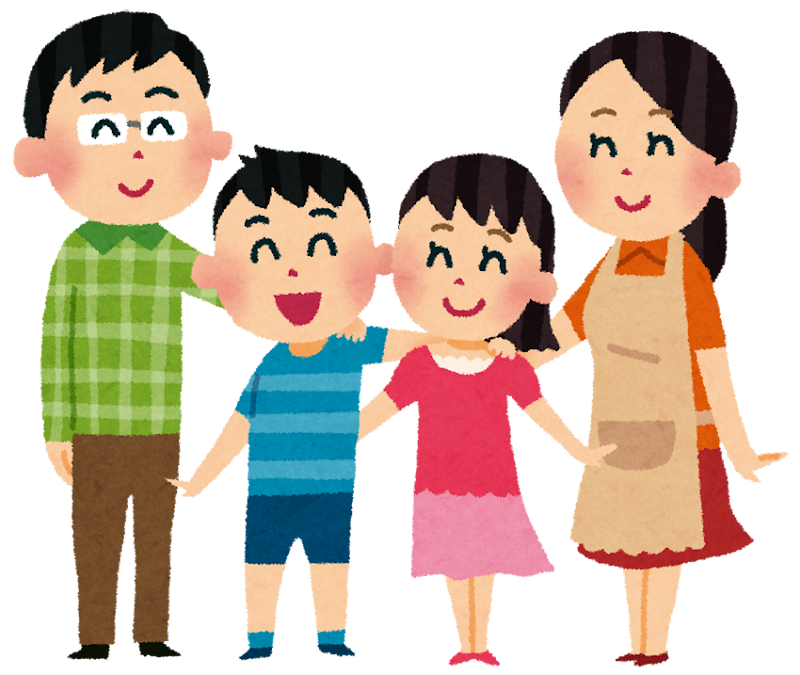 家族 食事のイラスト 無料イラスト・フリー素材