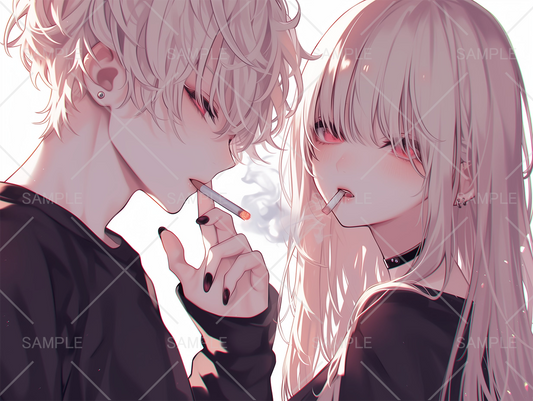 ペア画 韓国風2人TikTok