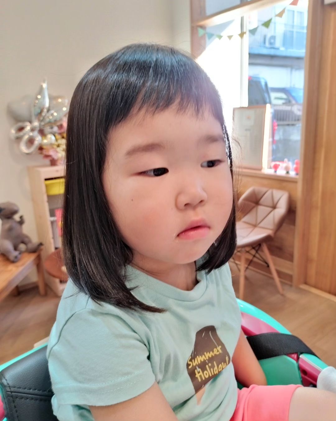 子供の前髪は短めが可愛い☆キッズ女の子×夏のヘアカット