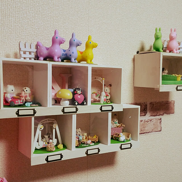 棚 シルバニアファミリーのおしゃれなアレンジ・飾り方のインテリア実例RoomClip ルームクリップ