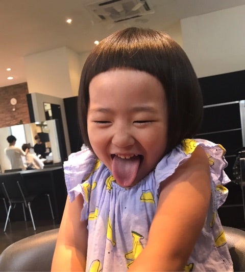 やっぺ - キッズバング パッツンのラウンド やっぱりちびっこはオン眉がかわ♡ in.熊谷キッズカットバングカットオン眉Facebook