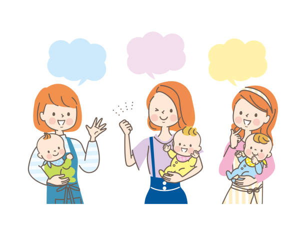 お母さんのイラスト「笑った顔・怒った顔・泣いた顔・笑顔」かわいいフリー素材集 いらすとや