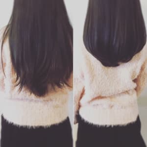 初めて遊びに来てくれた2才の女の子のスタイルを紹介します😊 スタイル セミロング✨ 前髪 眉ライン✨ 初美容室でのカットとても上手に出来たね！沢山お話をしてニコニコさんで可愛いかったよ~ 人見知りをすると聞いて驚きでした😆 ハグもしてくれて、ありがとう❣️ お