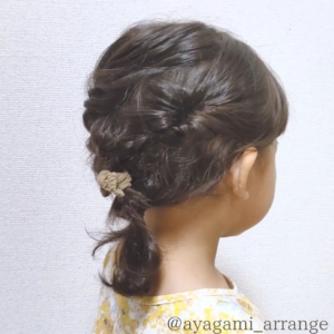ヘアアレンジlesson*3〜ボブ編ボブでもできる「三つ編みカチューシャ」、アップスタイル風アレンジ！キッズフォーマルウェアキャサリンコテージの総合情報サイト