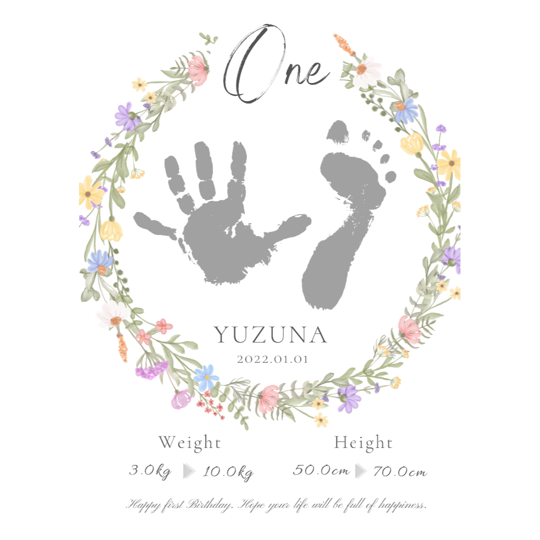 楽天市場 1歳 手形アートの通販