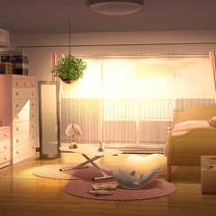 子供部屋のイメージ 11004121314 の写真・イラスト素材アマナイメージズ