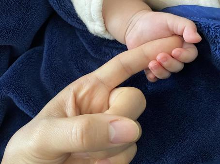 母親の指を握る赤ちゃんの手 10250000255 の写真・イラスト素材アマナイメージズ