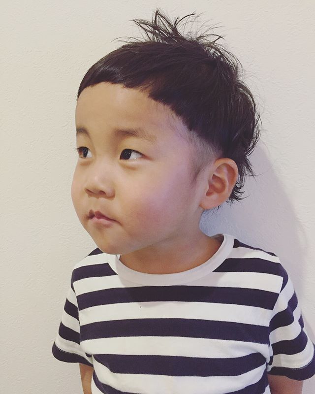 くるくる天パ子供カットTikTok