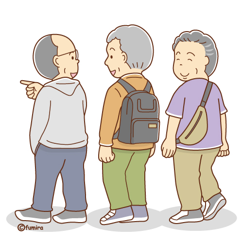 若々しいお爺さんのイラストかわいいフリー素材集 いらすとや