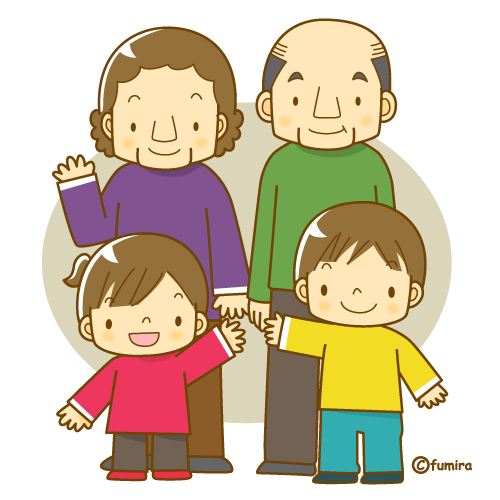 おじいちゃんおばあちゃんのイラスト243192400 毎月1点無料 フリー のストックフォト イメージマート