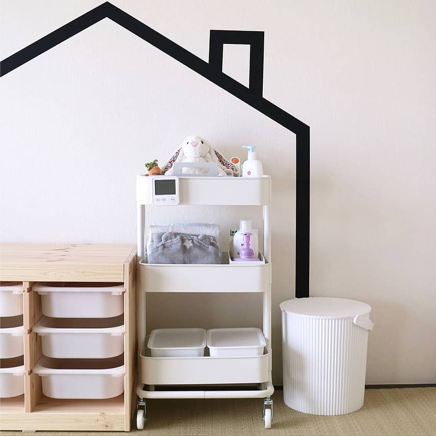 インスタママはこうしてる！ニトリ・100均のベビーグッズ収納術たまひよ