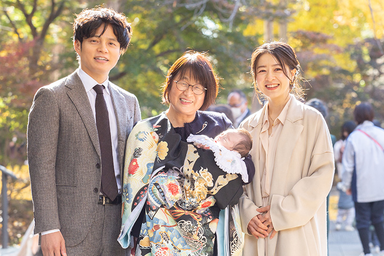 お宮参りの服装完全ガイド：赤ちゃんと両親、祖父母の装いスタジオマリオ