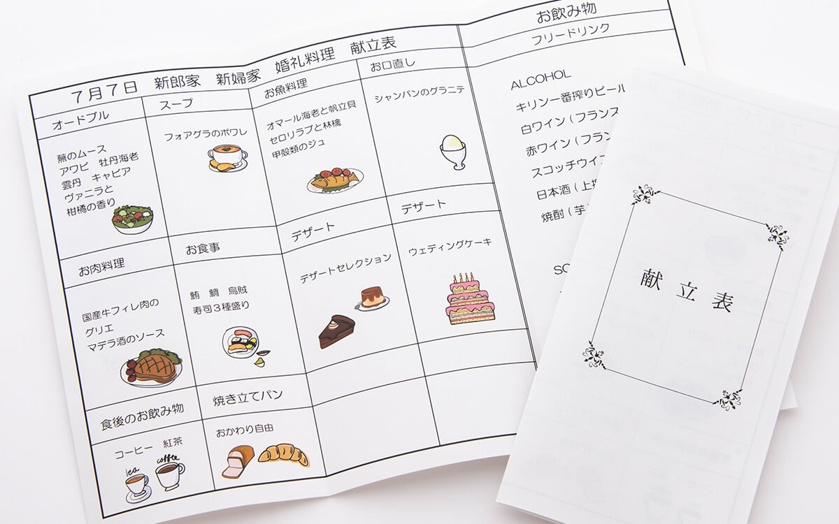 図で解説 結婚式席次表の並び順とゲストの敬称を考えよう！コラム結婚式ムービーchouchou シュシュ