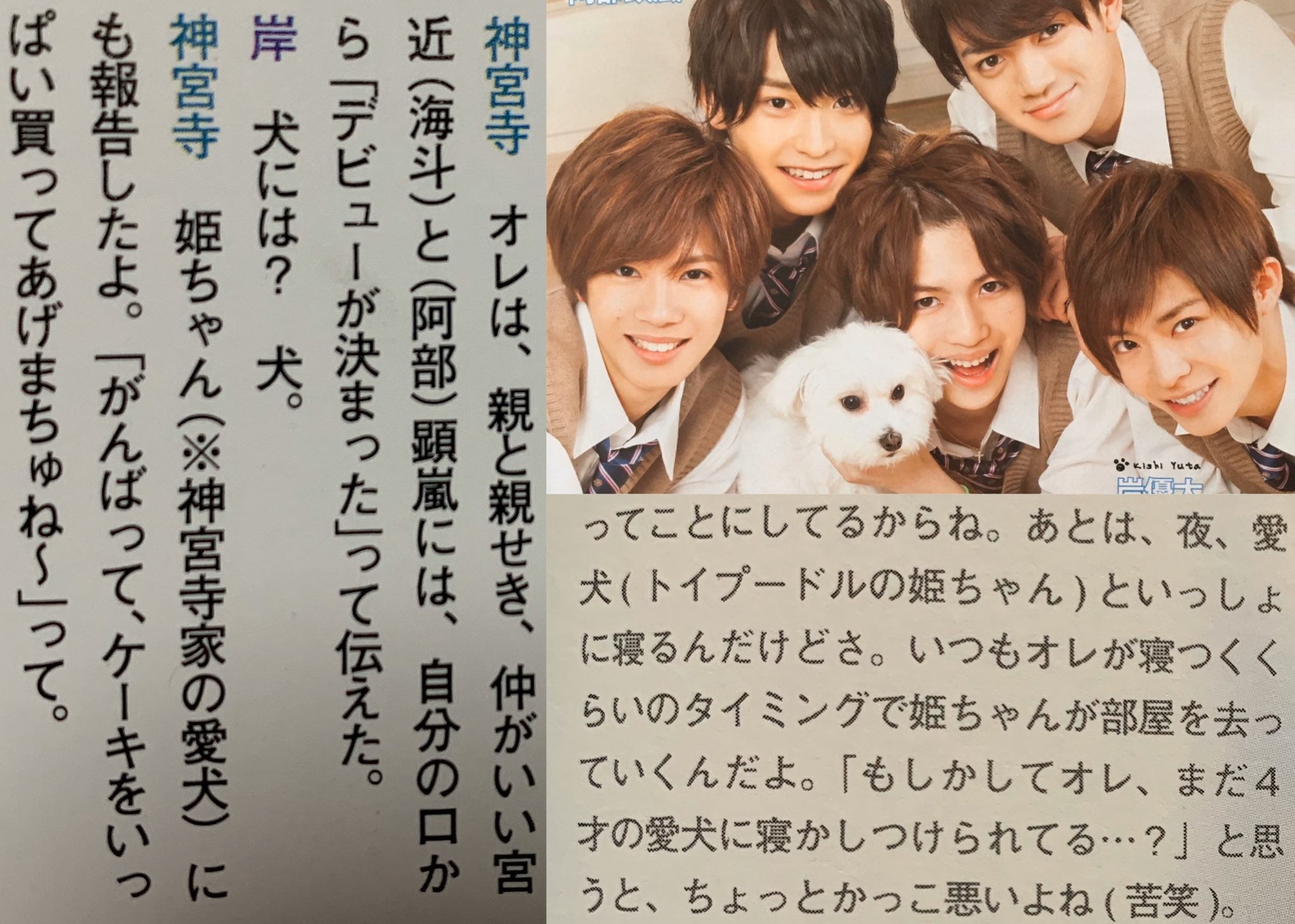 神宮寺勇太 岩橋玄樹 阿部顕嵐 岸優太 ジェシー 平野紫耀のポスターセット - メルカリ