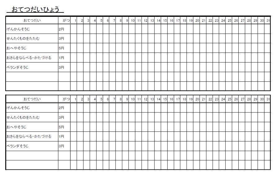 お手伝い表無料テンプレートデザイン。イラストや画像付きも豊富 - Canva キャンバ