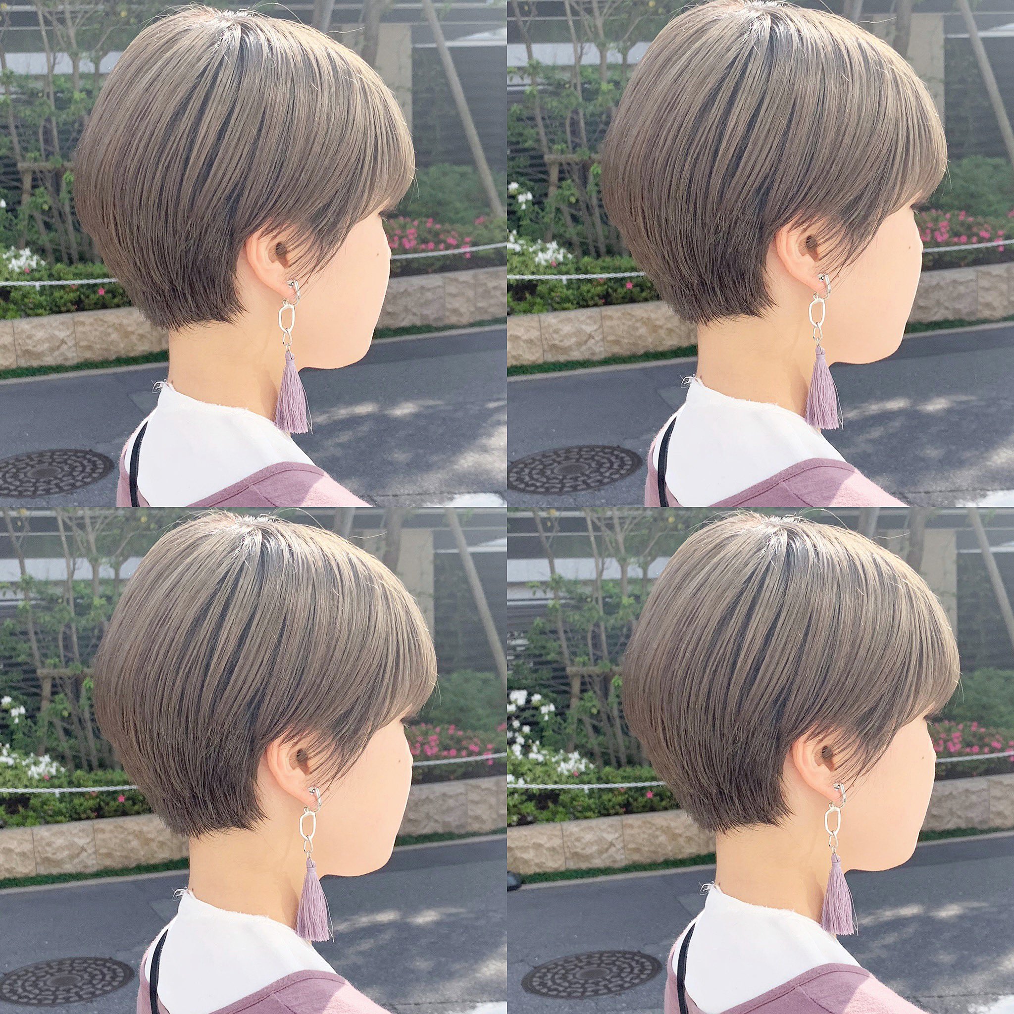 キッズカット 女の子 マッシュルーム豊中市・桃山台の美容室・ネイルサロン onico オニコキッズルーム完備