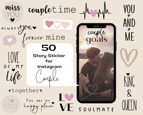 素敵なカップルのインスタグラムストーリーPremium PSD