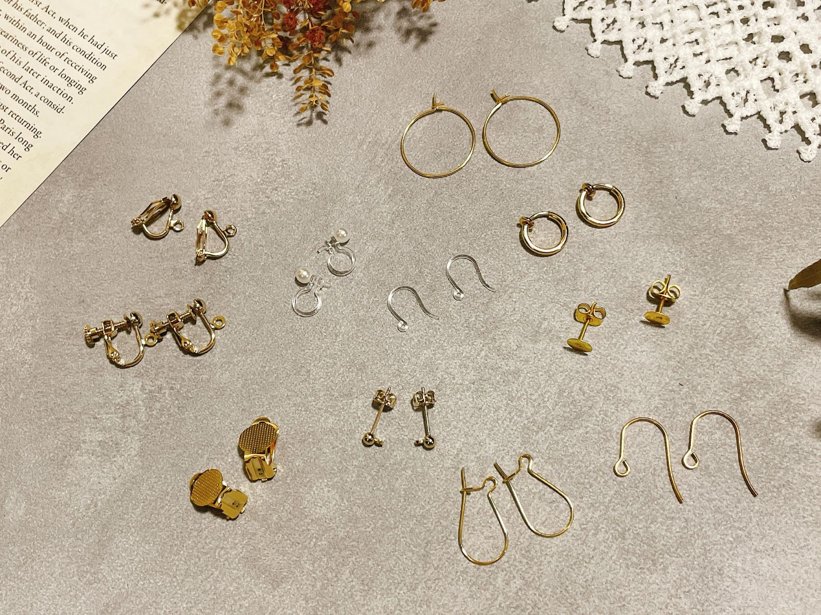 石塑 石粉 粘土で陶器風アクセサリーを作ろうCraftie Style