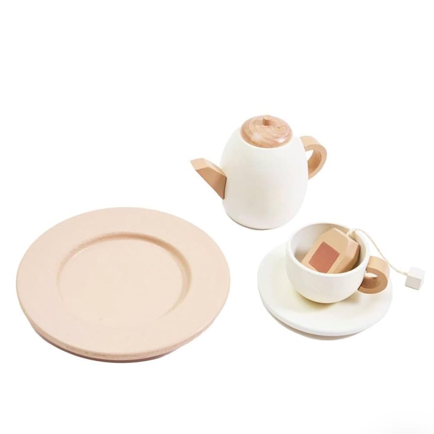 AmazonJinmoioy おままごと ティーセット 木製 おもちゃ 茶道具 学習 基本スキル 実践能力 遊ぶ能力 想像力 面白いストレス解消 暇つぶし 集中力 早期開発 子供 対象年齢3歳以上 女の子 男の子セットおもちゃ