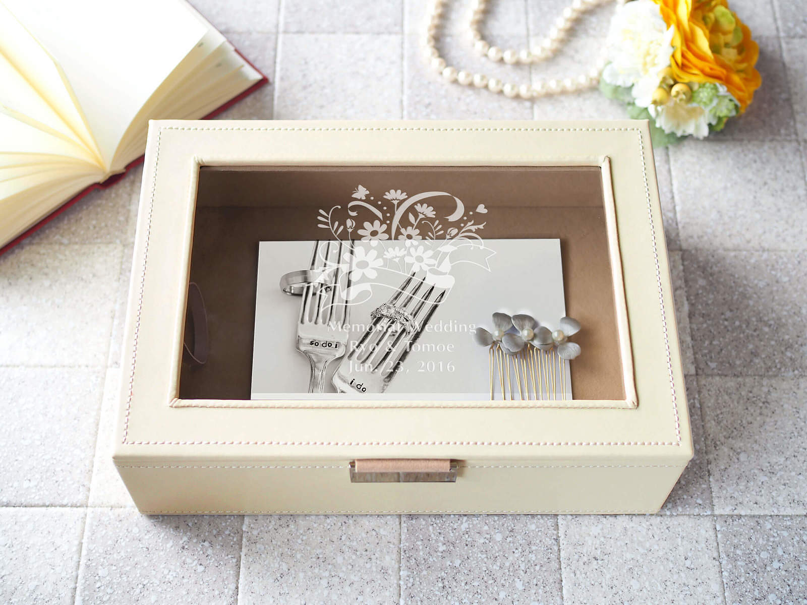 名入れ名前入り◎結婚祝い 両親贈呈品 子育て感謝状 幸せのバルーン♪プリザーブドフラワーとドライフラワーのガラスフレームglassart_baloon M- ohanabakominne byGMOペパボ 国内最大級のハンドメイド・手作り通販サイト