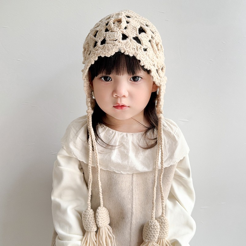 子ども服 手編み子どもニット帽子 帽子ピアノ発表会ドレス専門通販 プチドレス