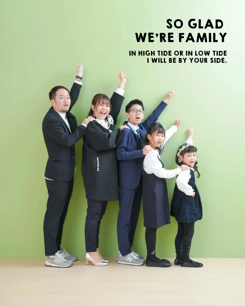 おもしろい写真屋さん:家族写真