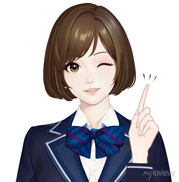 女子高校生の無料イラストフリーイラスト素材集 ジャパクリップ