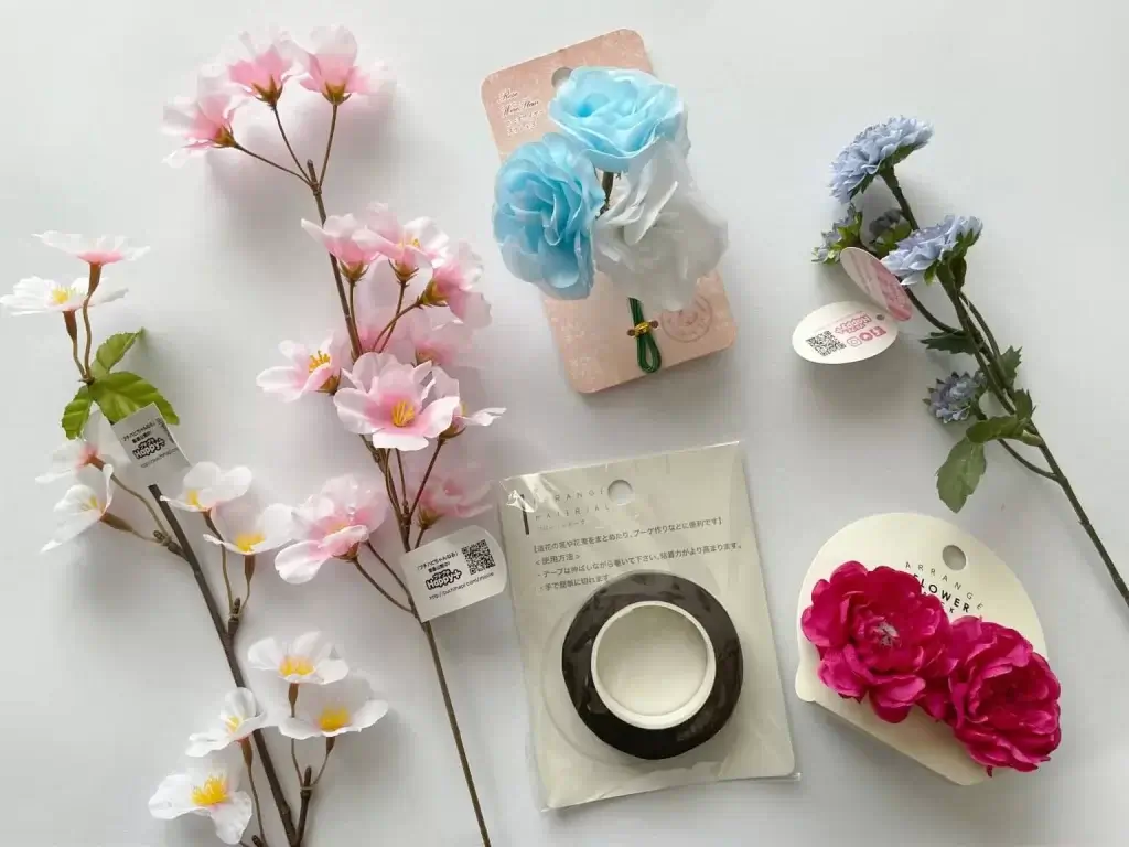 ぱぱっと作れる!ナチュラルテイストのコサージュの作り方 100均DIYリボン&キッズクラフト❁アトリエパイナップルリリーAPL