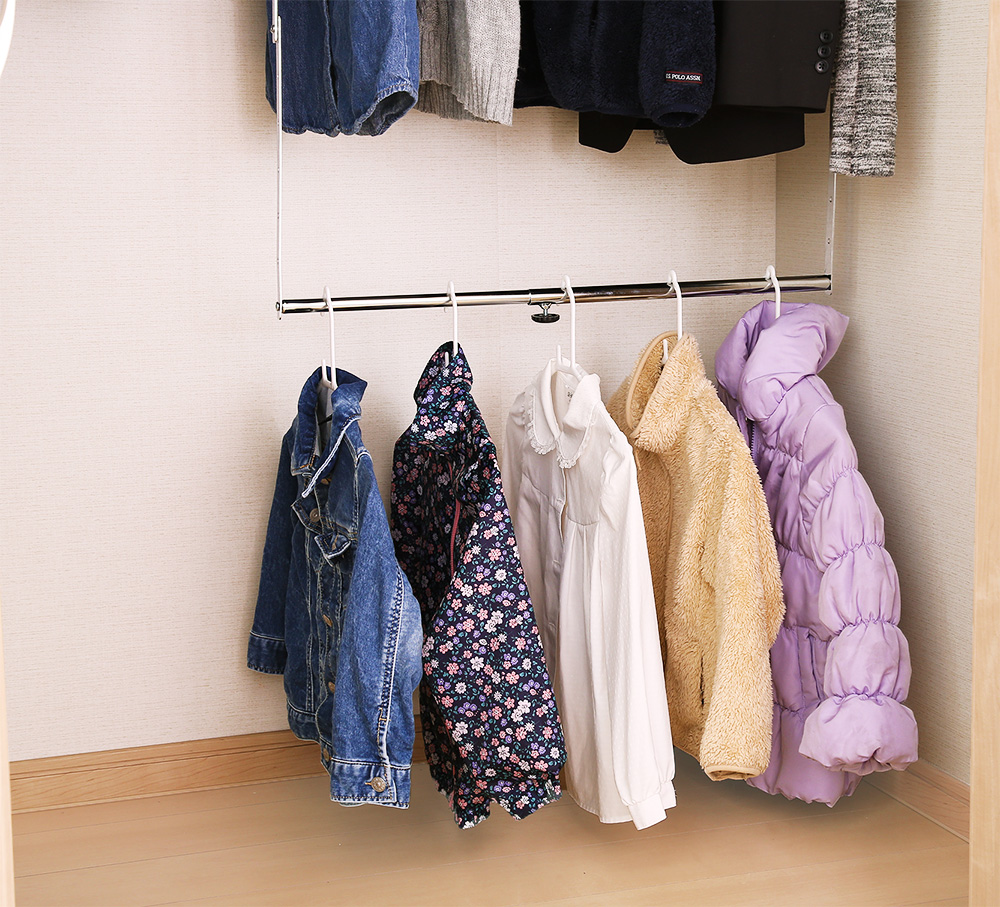 100円ショップのつっぱり棒でクローゼットもスッキリ プロの整理収納アドバイザー直伝『浮かせる収納』東海テレビNEWS