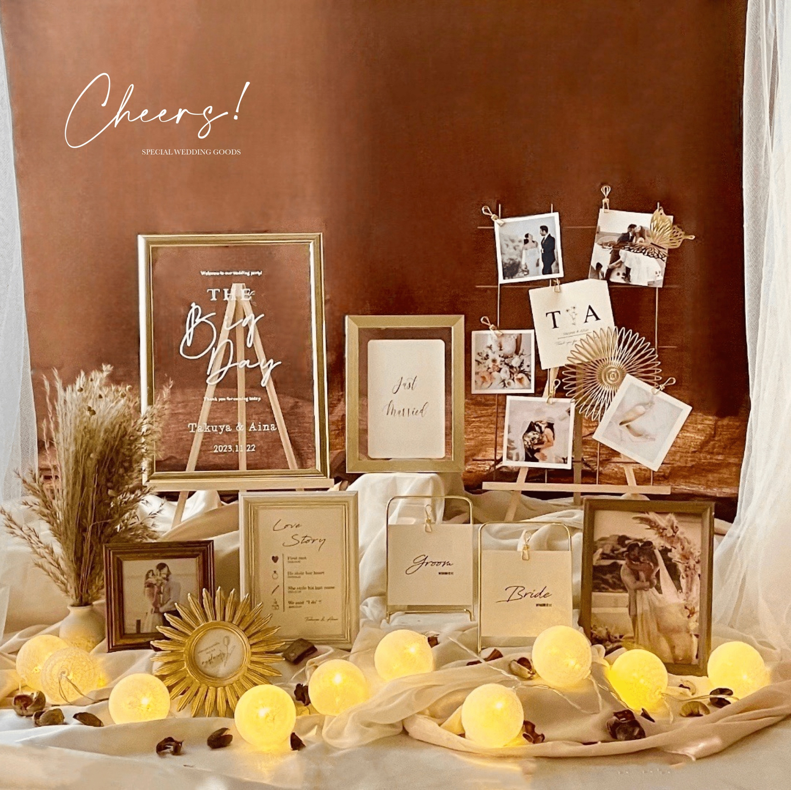 yzn様専用豪華ウェルカムスペースミールヘーデン風ウェルカムボード受付まとめ売り フォトフレーム 写真立て 結婚式