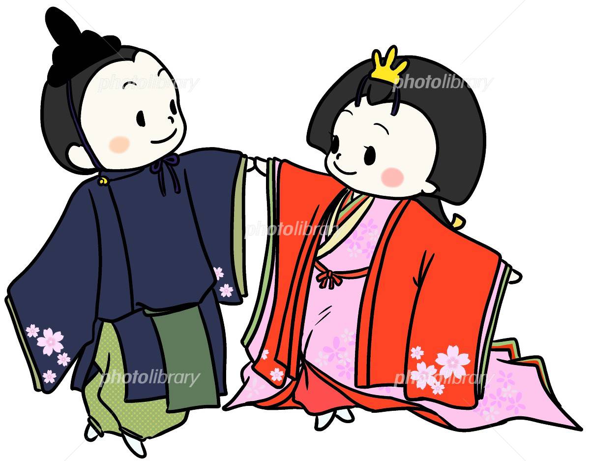 ひな祭り お内裏様とお雛様 イラスト素材6321147- フォトライブラリ