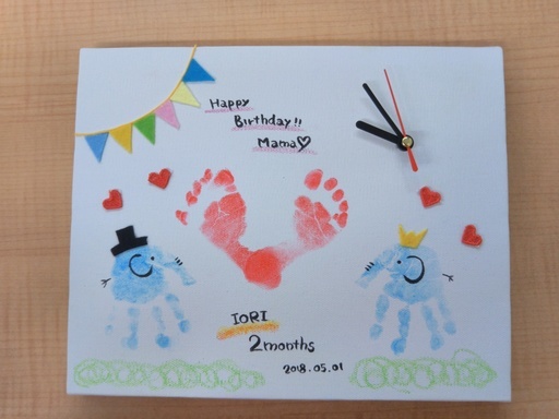 父の日プレゼント I LOVE DAD 🌿手形アート - K☆ing craftminne byGMOペパボ国内最大級のハンドメイド・手作り通販サイト