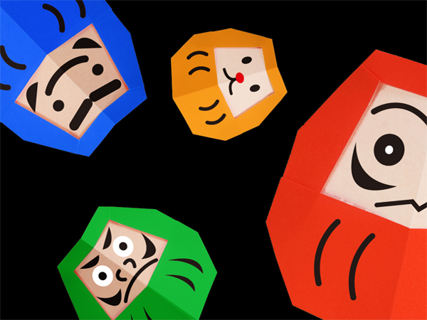 折り紙「だるま」の折り方まとめ５選 - おりがみの時間